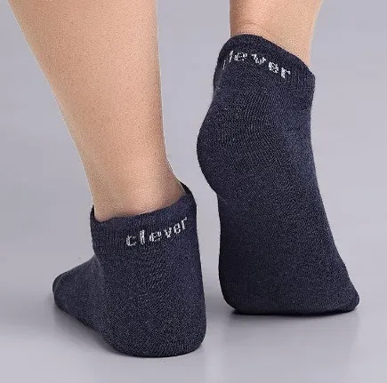 CLEVER носки женские Д202М меланж т.синий р.23